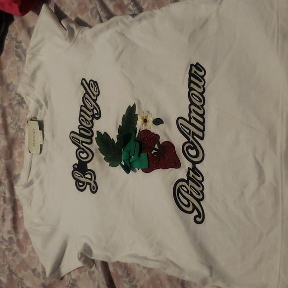 Girls GUCCI L’ Aveugle Par Amour Shirt - Picture 3 of 3